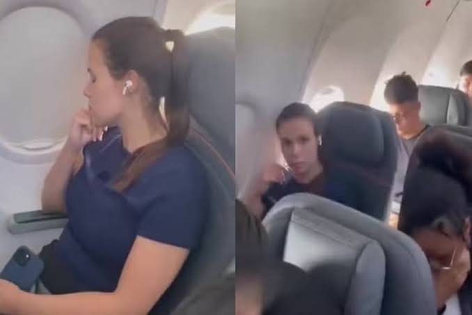 Vídeo: mulher arma confusão em avião por lugar na janela para o filho