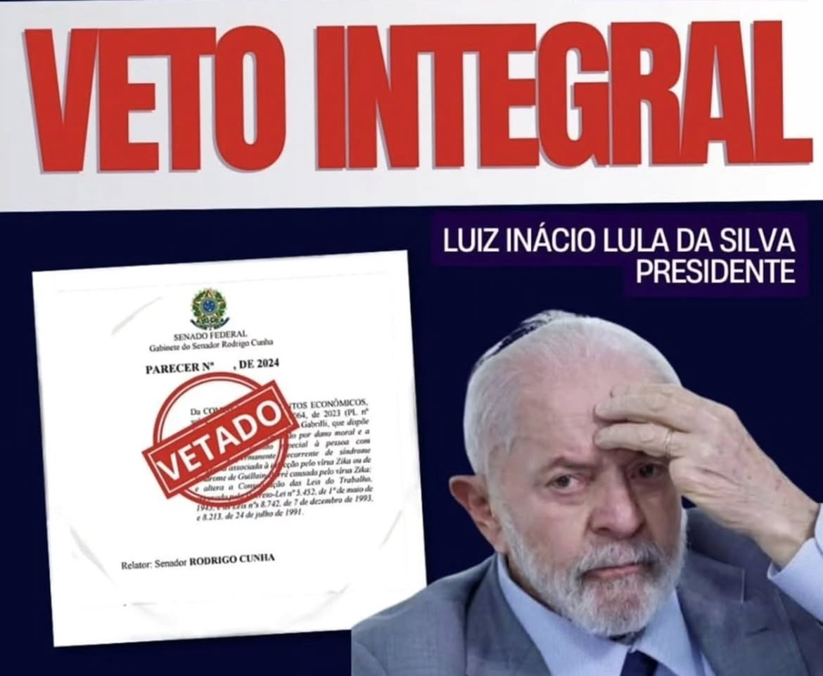 Presidente Lula veta PL 6064/23, gerando indignação em mães de crianças com microcefalia