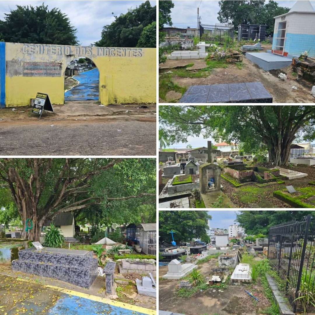 Cemitério dos Inocentes, em Porto Velho, é o retrato do abandono e do descaso com a nossa história.